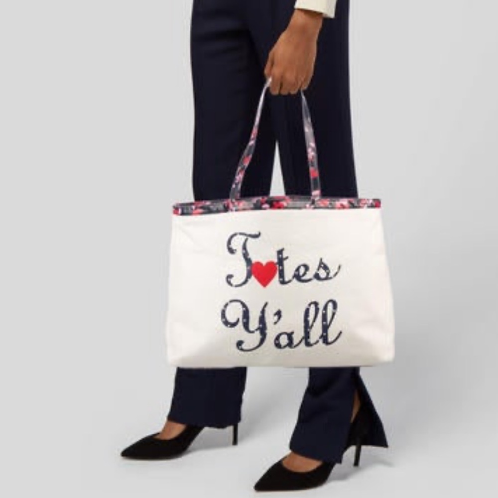 Draper James Floral Totes Y'all Tote